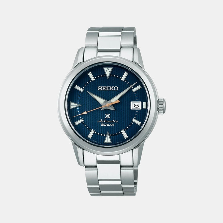 SEIKO PROSPEX ALPINIST AUTOMATIC WATCH – 38MM BLUE BROWN DIAL LEATHER STRAP