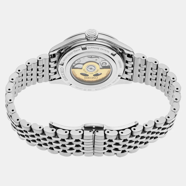 SEIKO PRESAGE CLASSIC SERIES AI-IRO OPEN HEART AUTOMATIC WATCH – 40.2MM INDIGO BLUE DIAL STEEL BRACELET