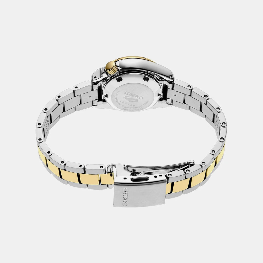 SEIKO 5 SPORTS LADIES AUTOMATIC WATCH – 28MM STEEL BRACELET