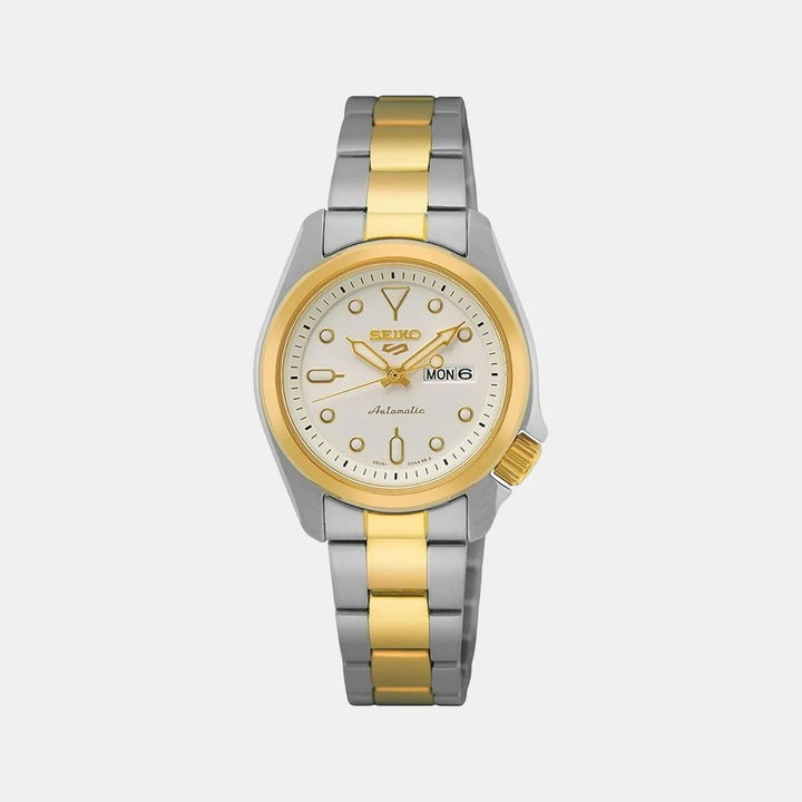 SEIKO 5 SPORTS LADIES AUTOMATIC WATCH – 28MM STEEL BRACELET