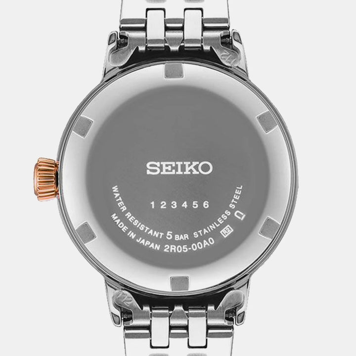 SEIKO PRESAGE COCKTAIL TIME CLOVER CLUB DIAMOND TWIST AUTOMATIC LADIES WATCH – 34MM MOTHER OF PEARL DIAL GOLD-TONE BRACELET