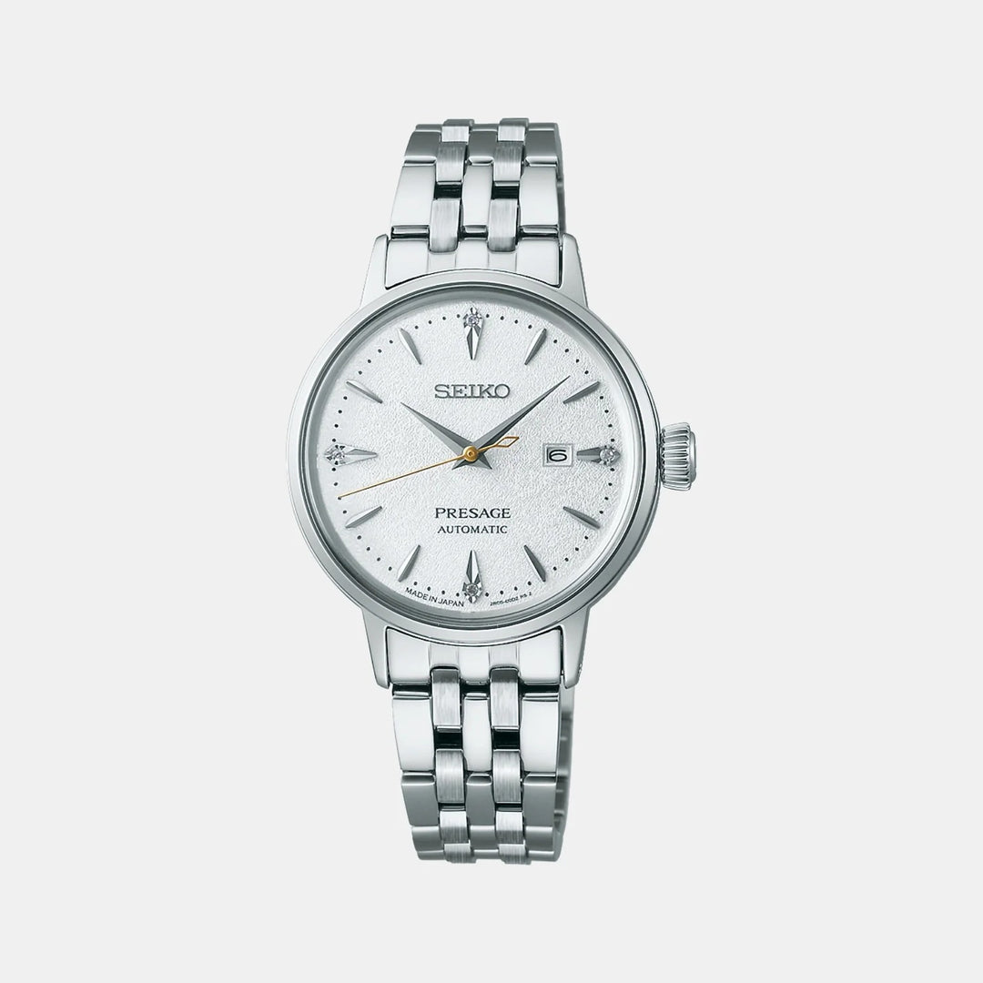 SEIKO PRESAGE COCKTAIL TIME LADIES AUTOMATIC WATCH – 34MM GOLD-TONE BRACELET
