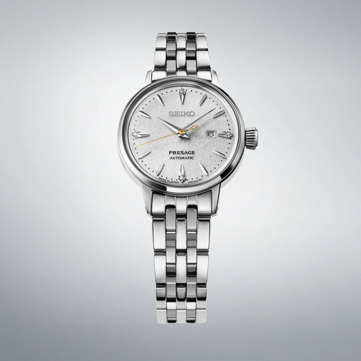 SEIKO PRESAGE COCKTAIL TIME LADIES AUTOMATIC WATCH – 34MM GOLD-TONE BRACELET