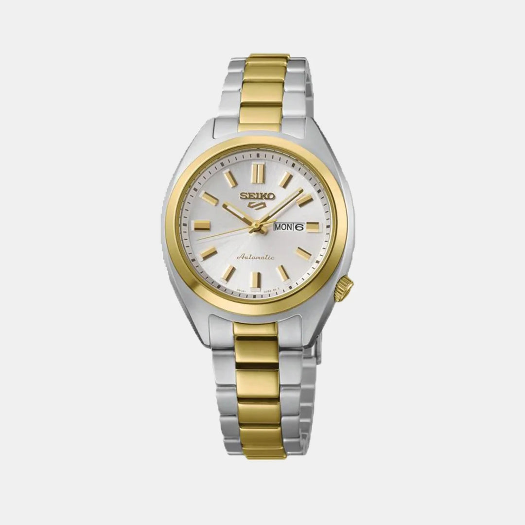 SEIKO 5 SPORTS LADIES AUTOMATIC WATCH – 28MM STEEL BRACELET
