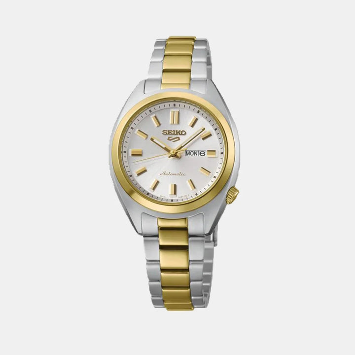 SEIKO 5 SPORTS LADIES AUTOMATIC WATCH – 28MM STEEL BRACELET