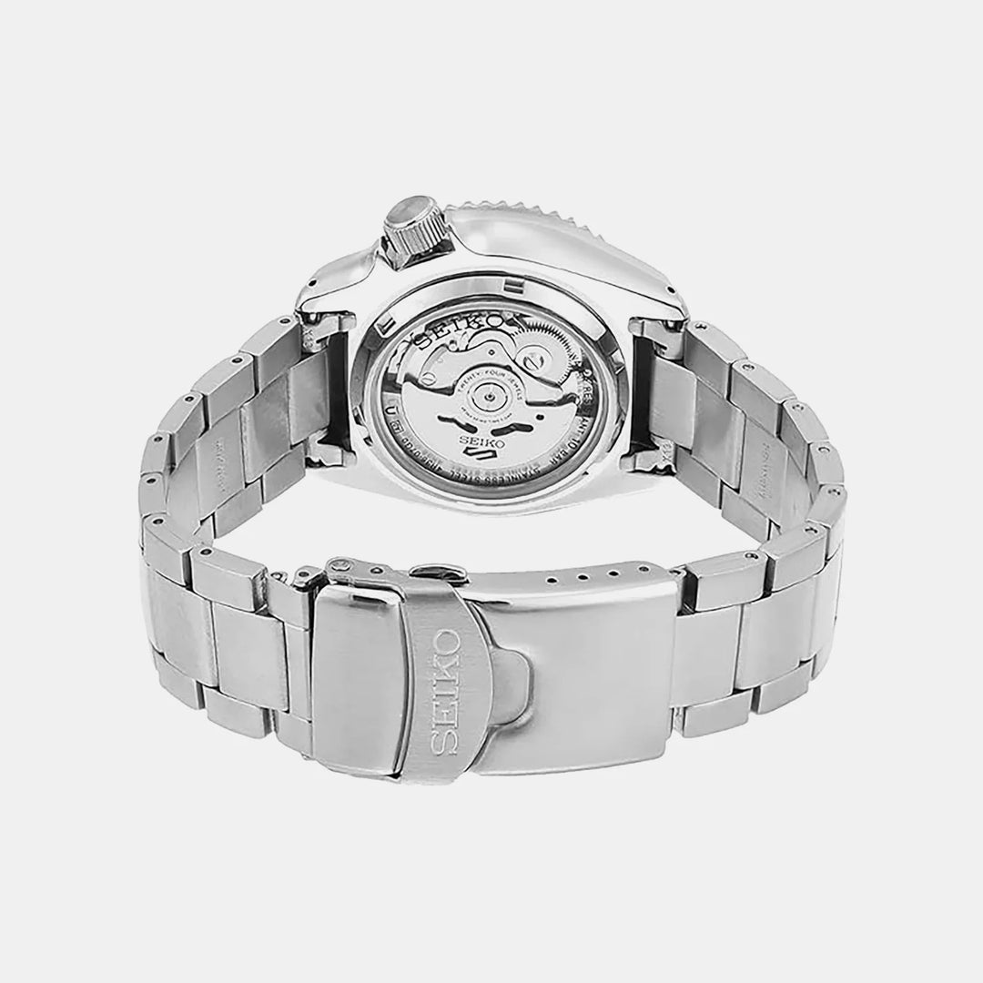 SEIKO 5 SPORTS AUTOMATIC WATCH – 42.5MM BLUE SUNBURST DIAL STEEL BRACELET