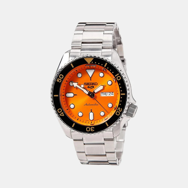 SEIKO 5 SPORTS AUTOMATIC WATCH – 42.5MM GREEN DIAL STEEL BRACELET