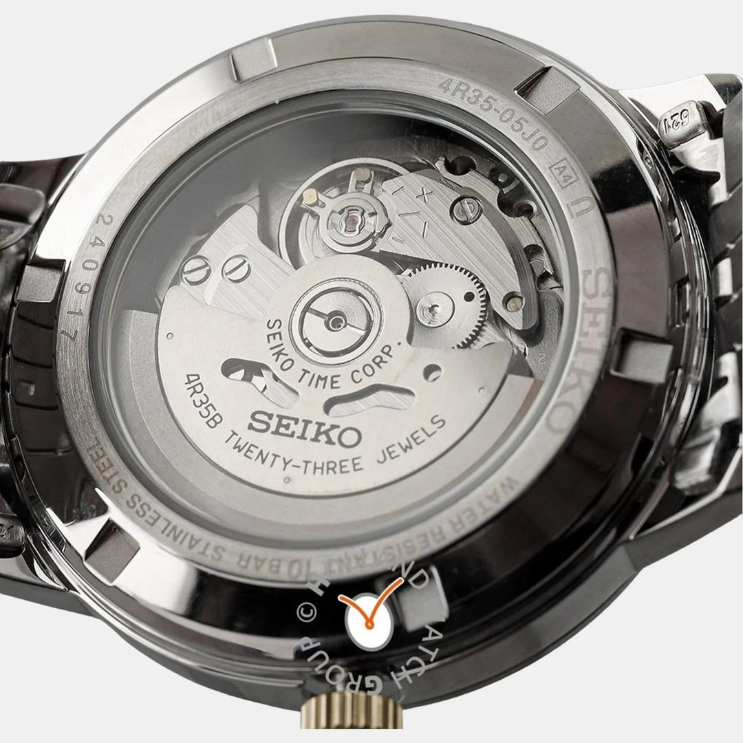 SEIKO AUTOMATIC DRESS WATCH – 41.2MM WHITE DIAL TWO-TONE STEEL BRACELET