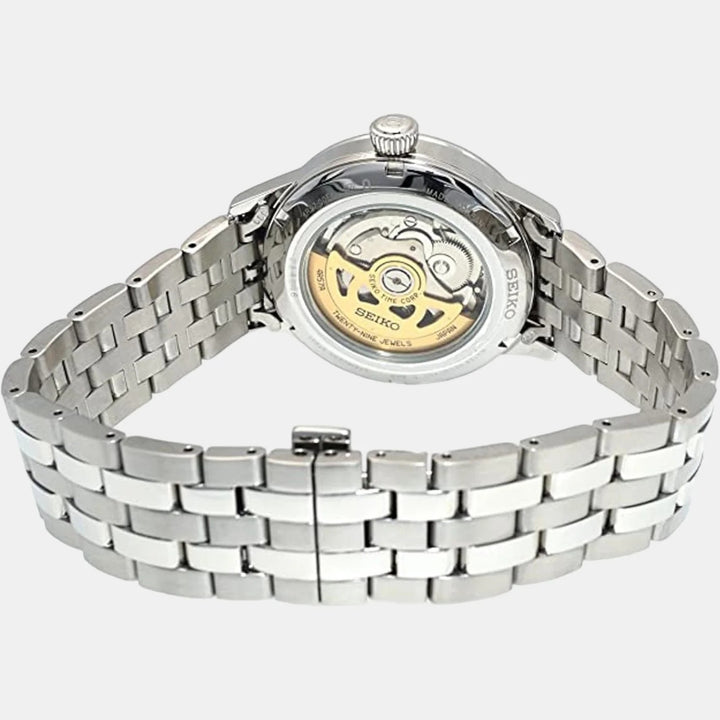 SEIKO PRESAGE COCKTAIL TIME BLUE MOON AUTOMATIC WATCH – 40.5MM BLUE SUNRAY DIAL POWER RESERVE STEEL BRACELET