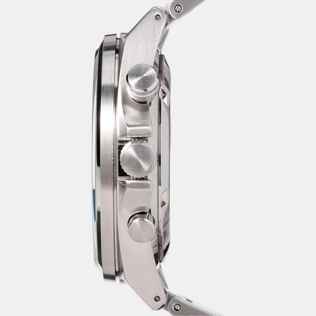 SEIKO DISCOVER MORE CHRONOGRAPH QUARTZ WATCH – 41MM GREEN MULTI-LAYER DIAL STEEL BRACELET