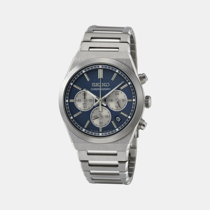SEIKO CONCEPTUAL CHRONOGRAPH QUARTZ WATCH – 40MM BLUE DIAL SAPPHIRE CRYSTAL STEEL BRACELET