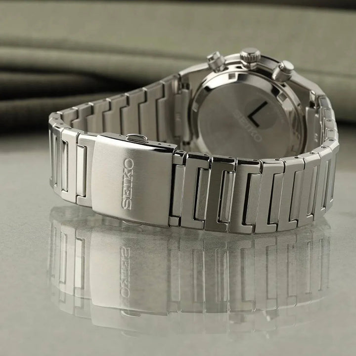 SEIKO CONCEPTUAL CHRONOGRAPH QUARTZ WATCH – 40MM GREEN DIAL SAPPHIRE CRYSTAL STEEL BRACELET