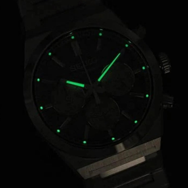 SEIKO CONCEPTUAL CHRONOGRAPH QUARTZ WATCH – 40MM GREEN DIAL SAPPHIRE CRYSTAL STEEL BRACELET