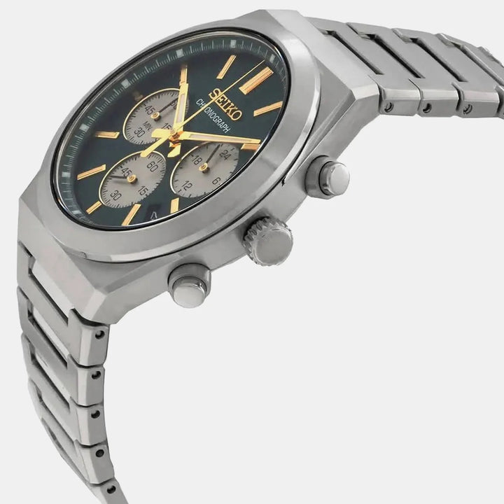 SEIKO CONCEPTUAL CHRONOGRAPH QUARTZ WATCH – 40MM GREEN DIAL SAPPHIRE CRYSTAL STEEL BRACELET