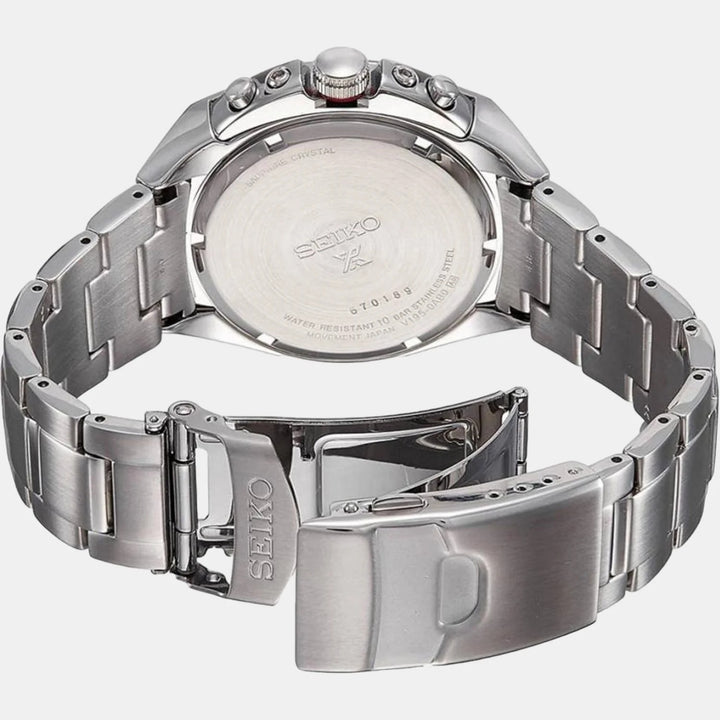 SEIKO PROSPEX SOLAR WORLD TIME CHRONOGRAPH WATCH – 44.6MM WHITE DIAL SAPPHIRE CRYSTAL TITANIUM BRACELET