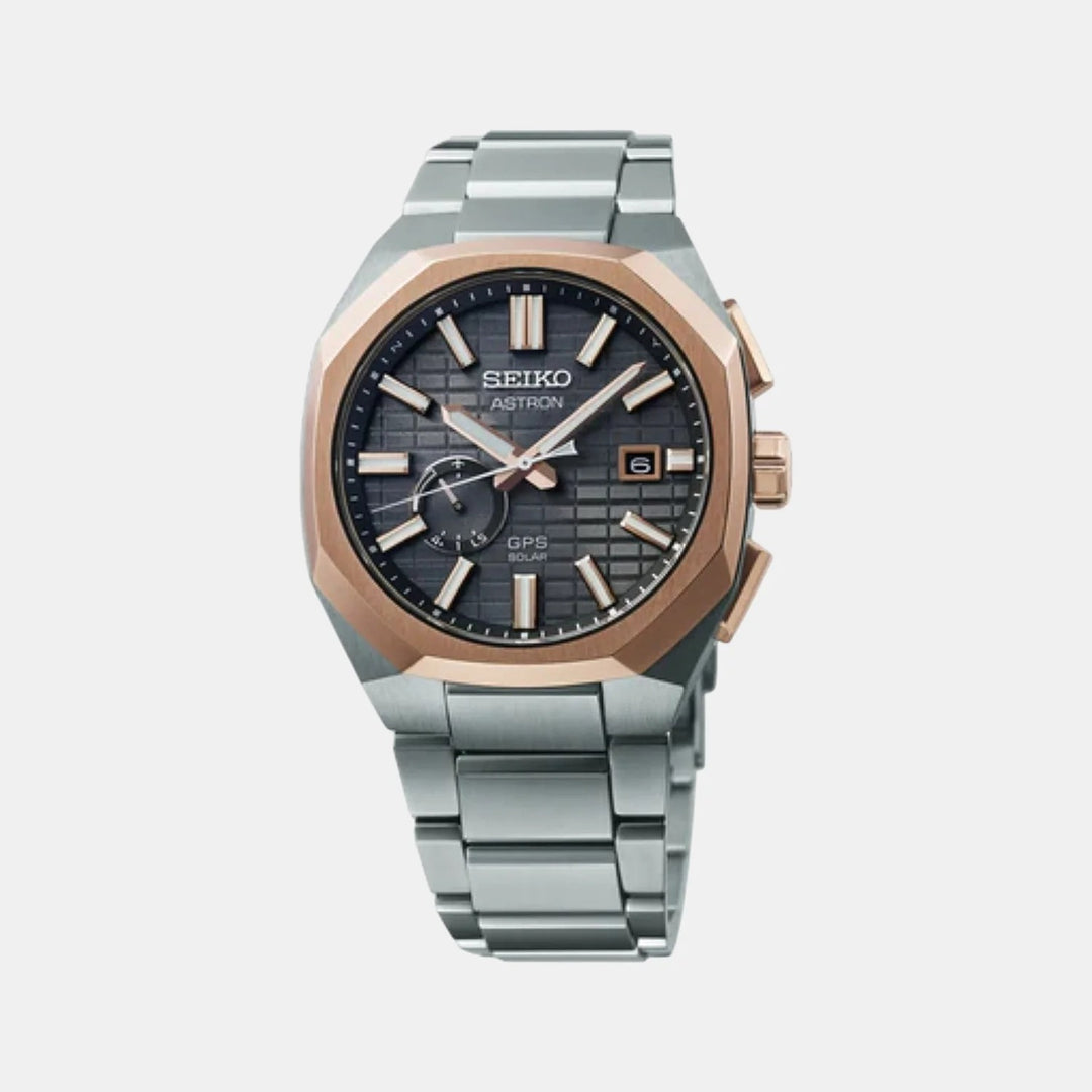 SEIKO ASTRON GPS SOLAR CRYSTAL BOX WATCH – 41.2MM GREY DIAL SAPPHIRE CRYSTAL TITANIUM BRACELET