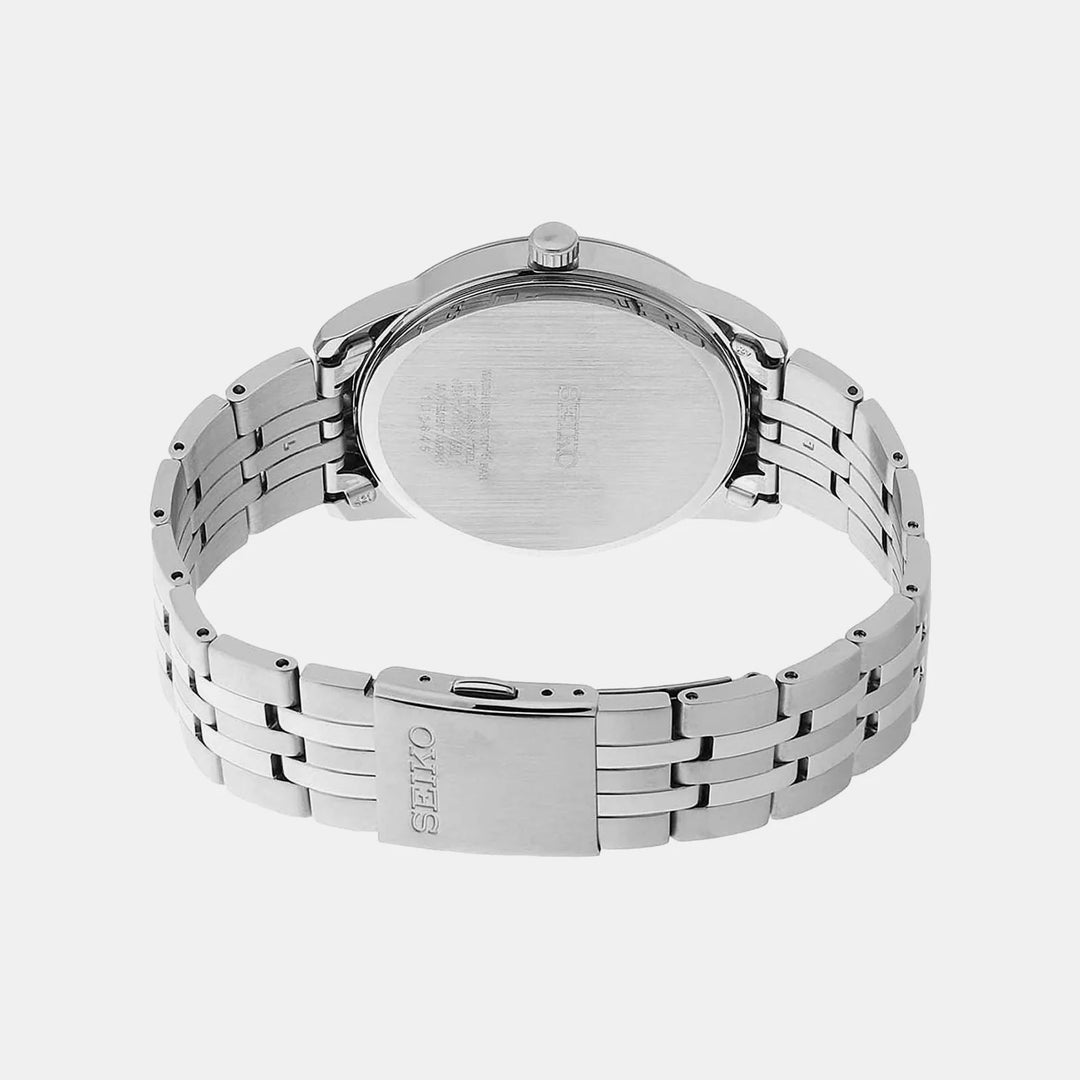 SEIKO CONCEPTUAL QUARTZ WATCH – 40MM BLUE SUNRAY DIAL DATE STEEL BRACELET