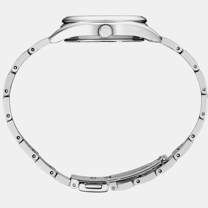 SEIKO DISCOVER MORE LADIES QUARTZ WATCH – 29.8MM BLUE SUNRAY DIAL SAPPHIRE CRYSTAL STEEL BRACELET