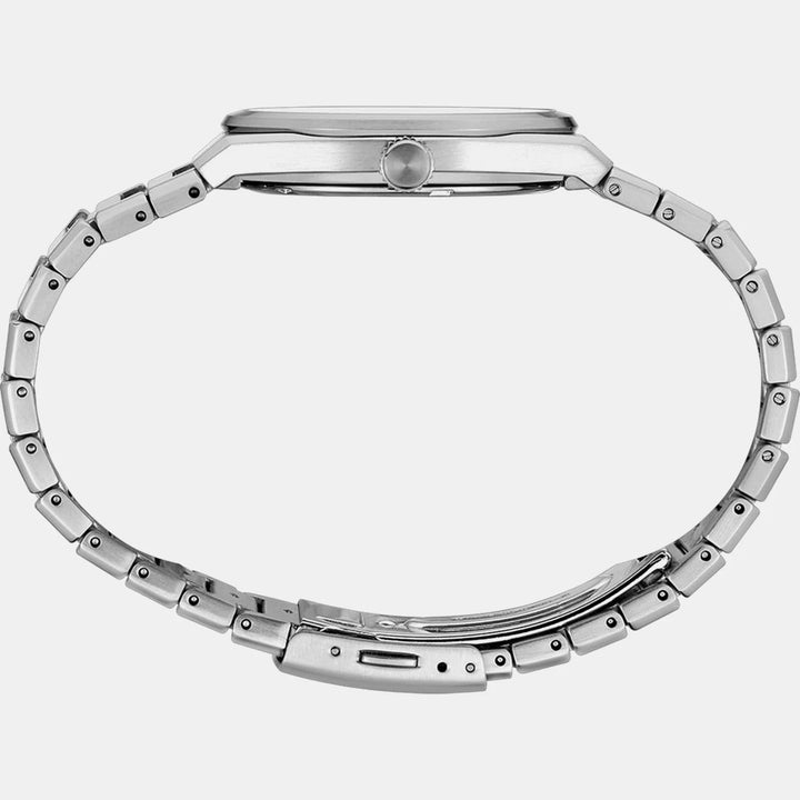SEIKO DISCOVER MORE QUARTZ WATCH – 38.9MM GREEN SUNRAY DIAL SAPPHIRE CRYSTAL STEEL BRACELET