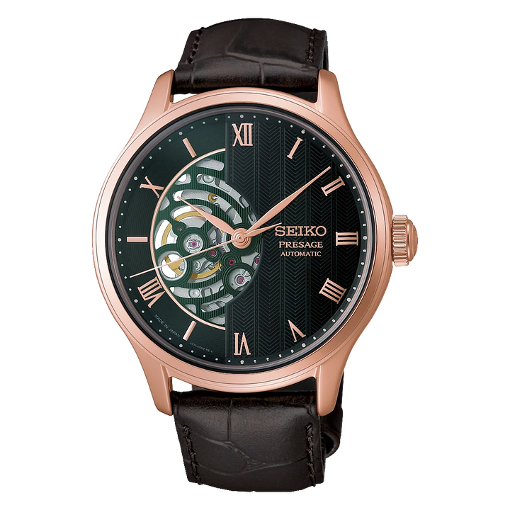 Seiko Presage Watch HCB007J1 for Men – Analog Leather