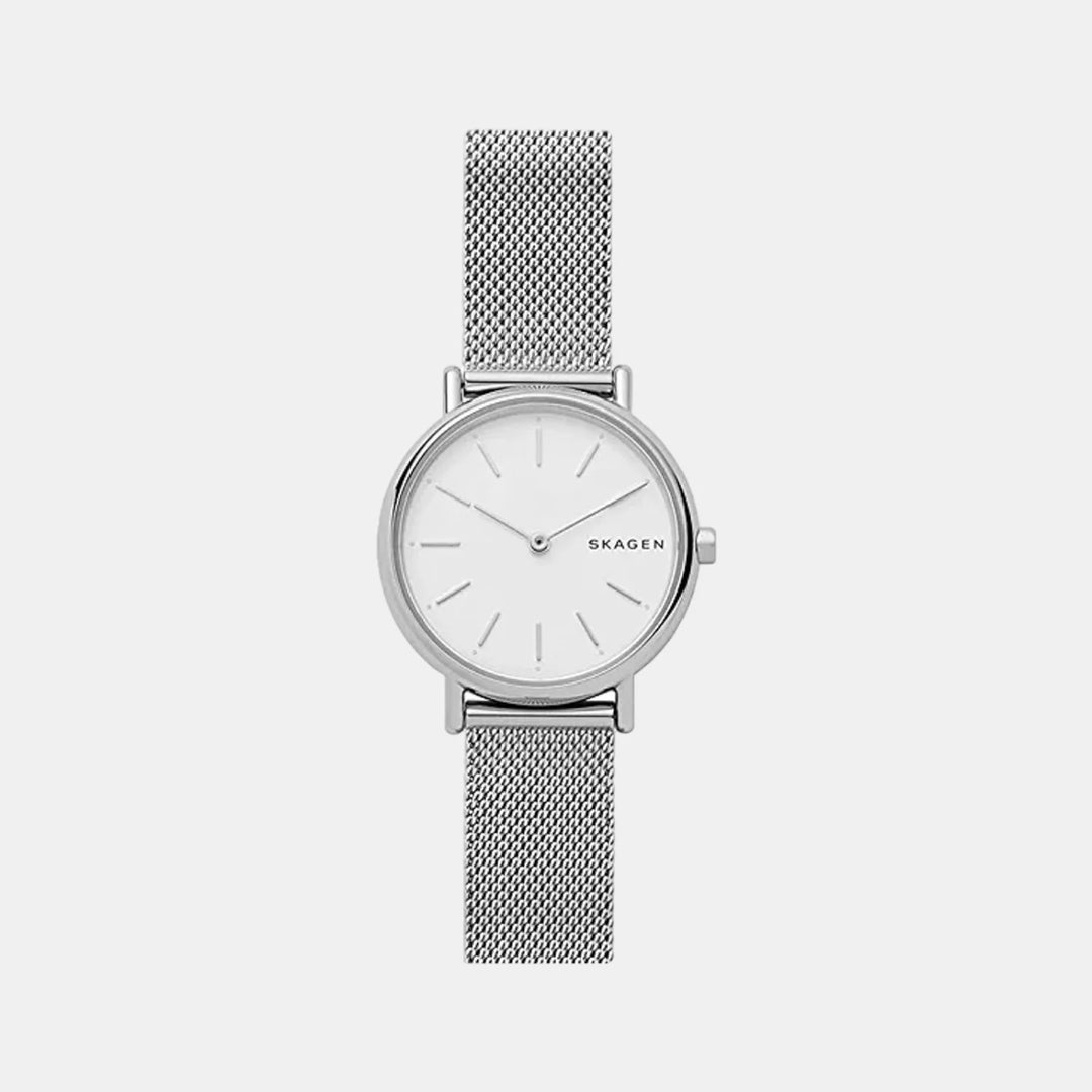 Skagen SKW2692 Silver-Tone Mesh Signatur Lille Women&