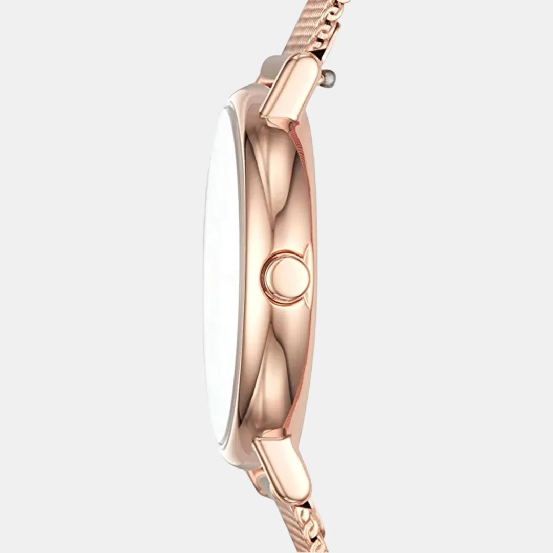 Skagen SKW2694 Signatur Lille Slim Rose Gold-Tone Steel Mesh Women&