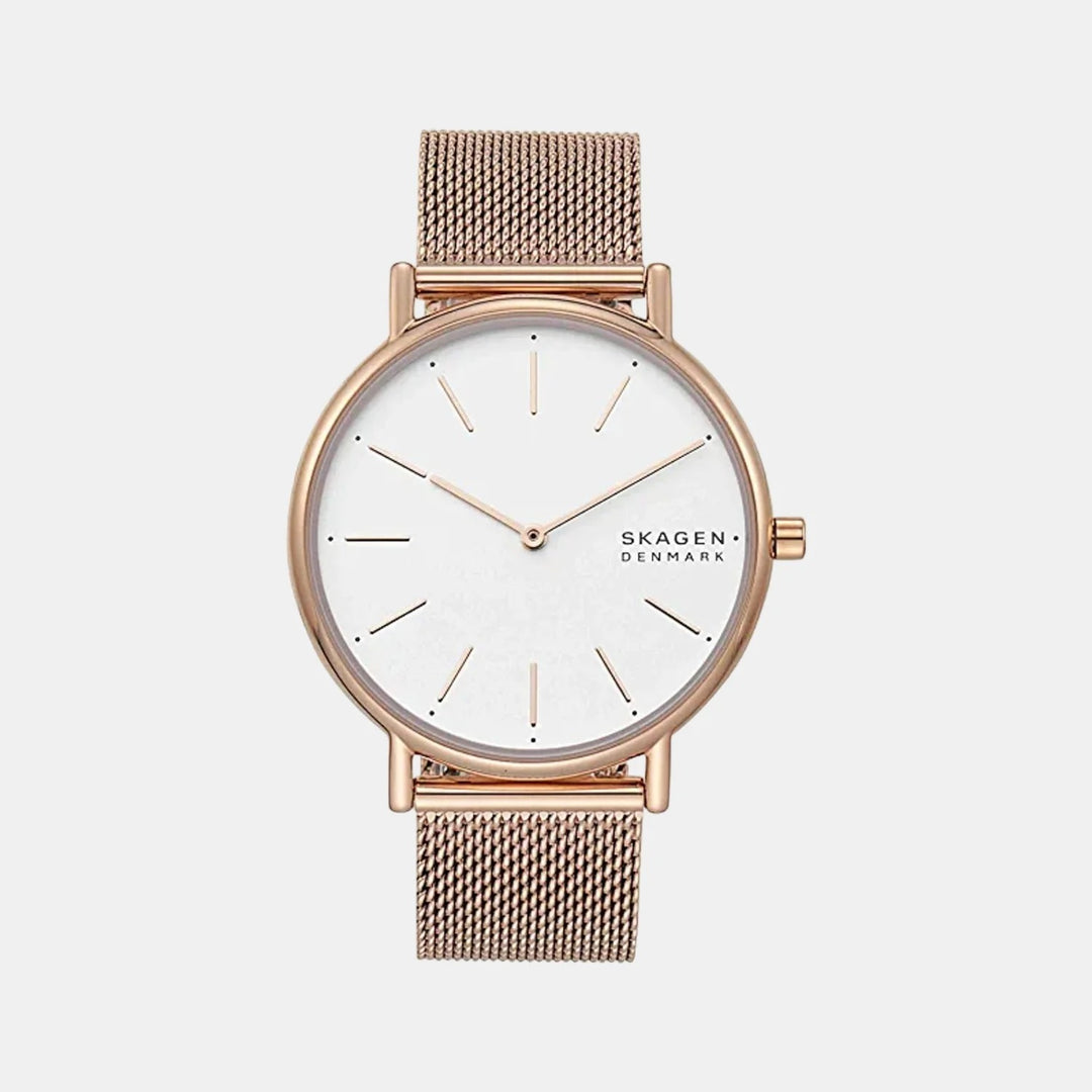 Skagen Anita SKW2784 Blue Sunray Dial Silver Mesh Women&