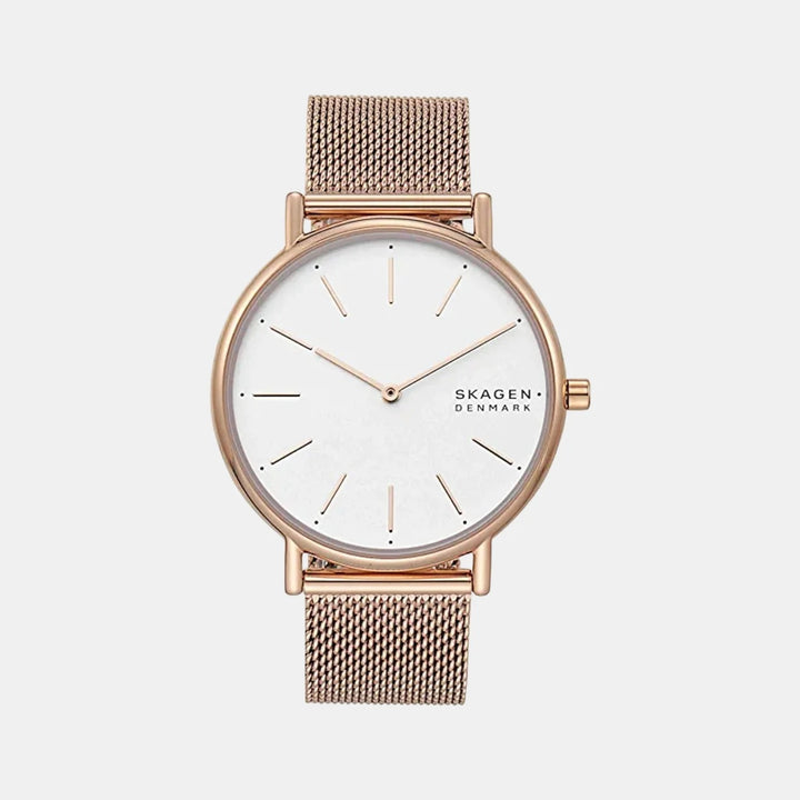 Skagen Anita SKW2784 Blue Sunray Dial Silver Mesh Women&