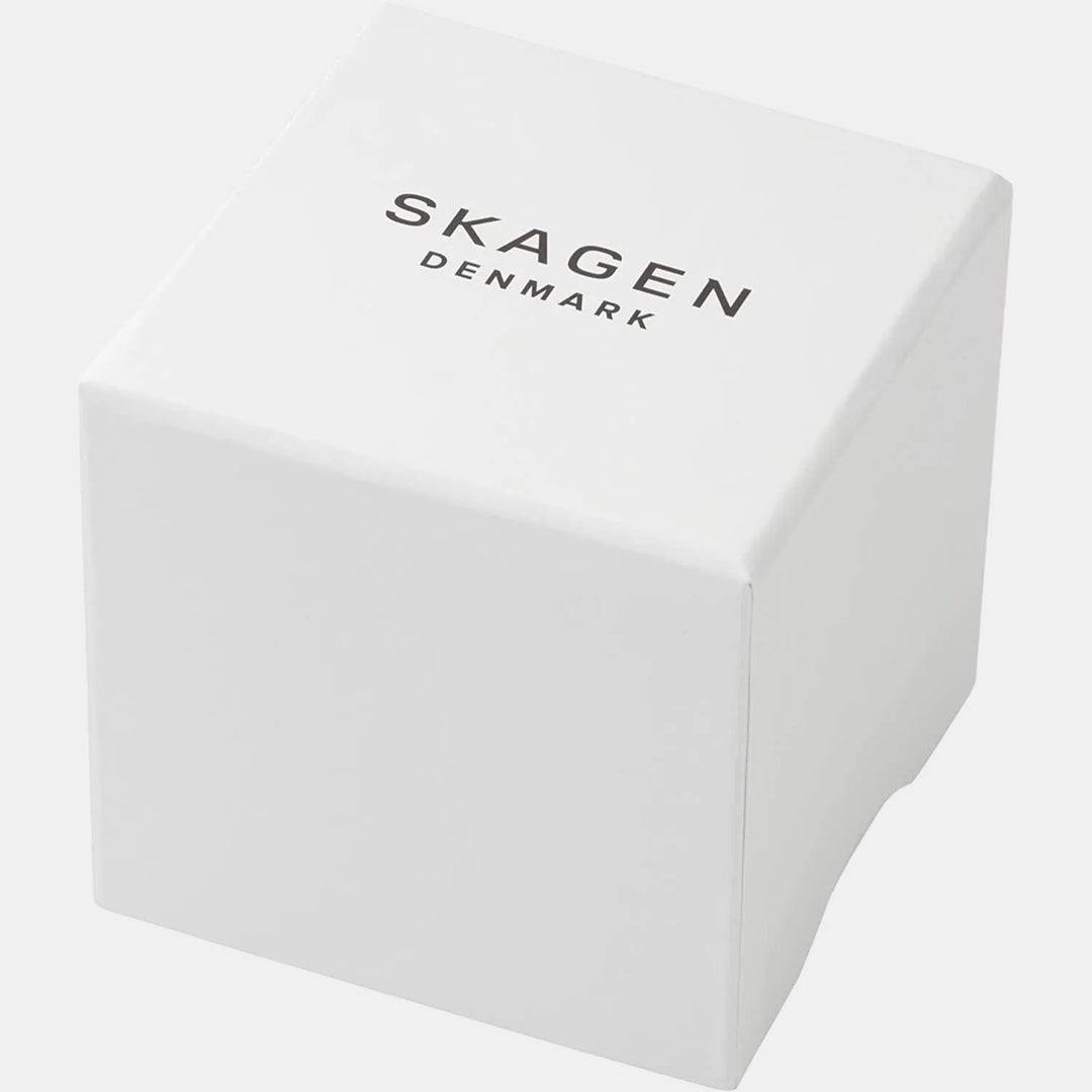 Skagen Grenen SKW3023 Solar-Powered Rose Gold Stainless Steel Mesh Watch Women&