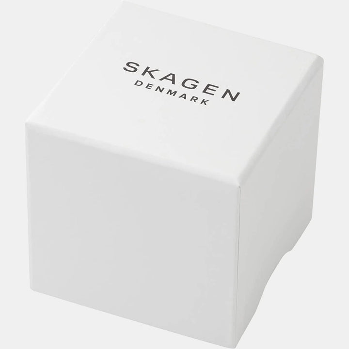 Skagen Grenen SKW3023 Solar-Powered Rose Gold Stainless Steel Mesh Watch Women&