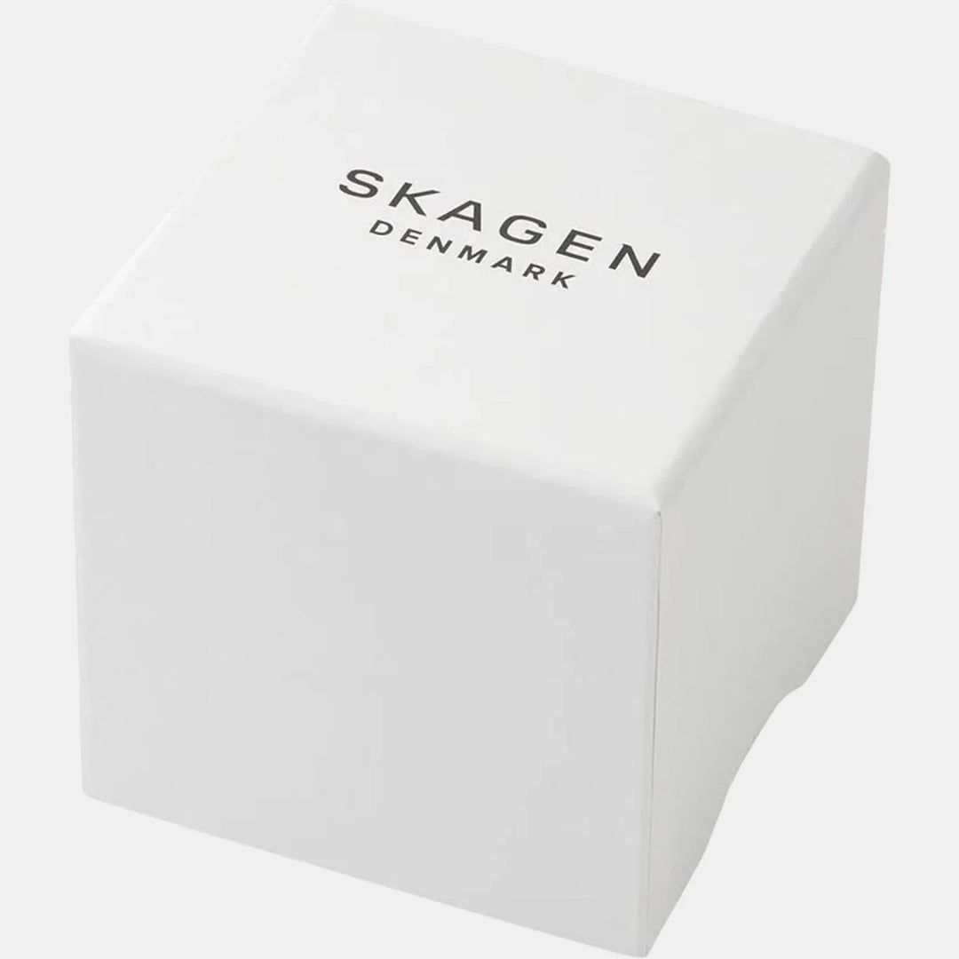 Skagen Grenen SKW3035 Lille Three-Hand Date Rose Gold Stainless Steel Mesh Watch