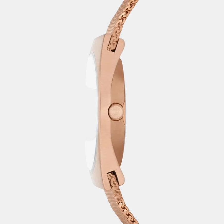 Skagen Grenen SKW3035 Lille Three-Hand Date Rose Gold Stainless Steel Mesh Watch