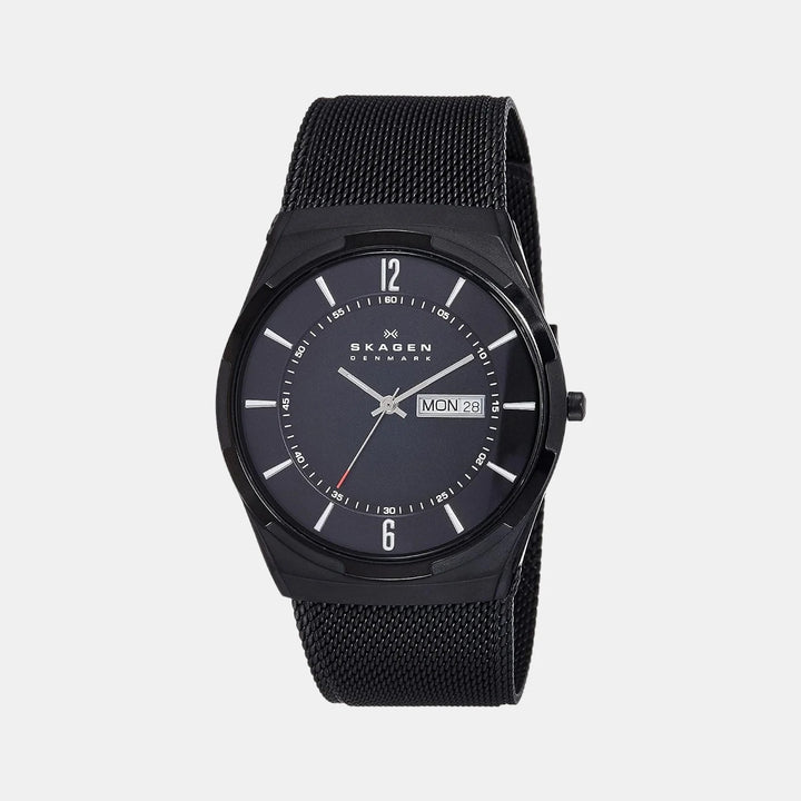 Skagen Melbye SKW6006 Titanium and Midnight Steel Mesh Day-Date Men&