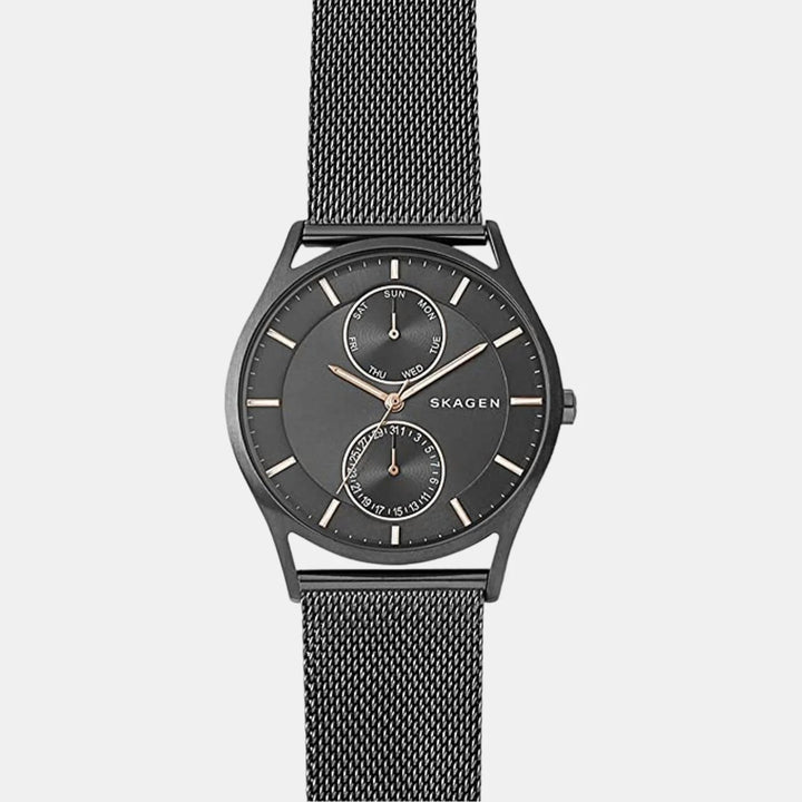 Skagen Holst SKW6180 Charcoal Steel Mesh Multifunction Men&