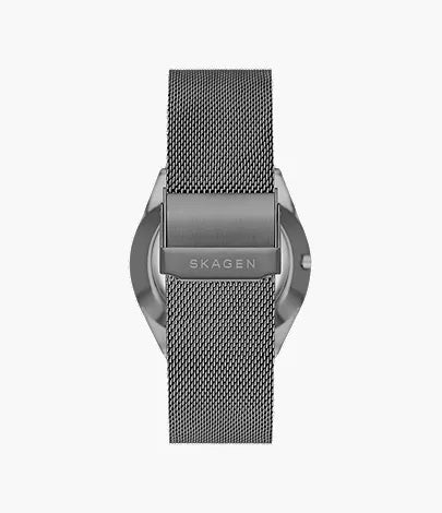Skagen Grenen SKW6836 Solar-Powered Charcoal Stainless Steel Mesh Men&