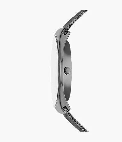 Skagen Grenen SKW6836 Solar-Powered Charcoal Stainless Steel Mesh Men&