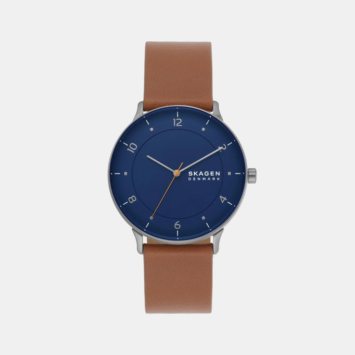 Skagen Grenen SKW6885 Riis Three-Hand Medium Brown Leather Men&