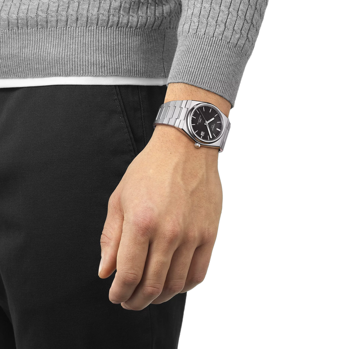 Tissot PRX Powermatic 80 40mm Automatic Watch – Black Dial