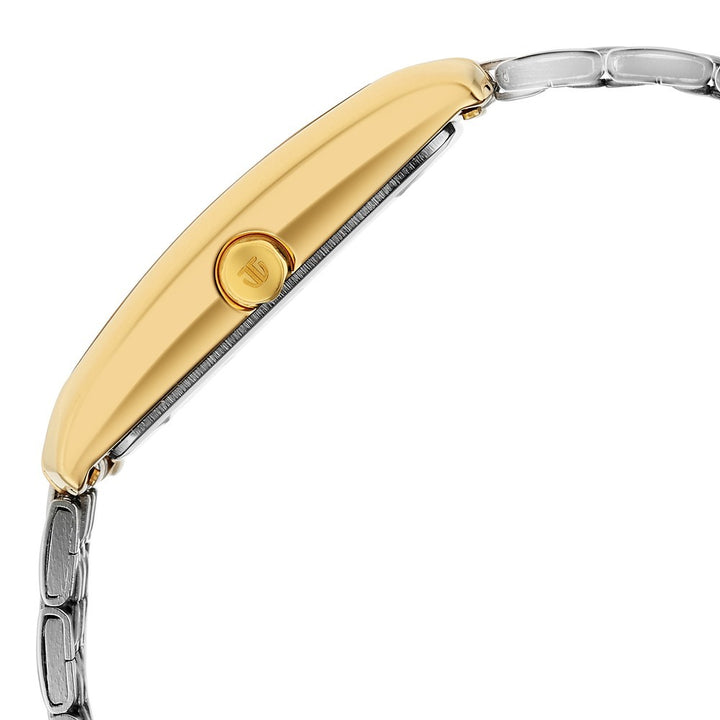 Titan Regalia Allure 40mm Silver Roman Numeral Dial Date Dual-Tone Stainless Steel Bracelet Men&