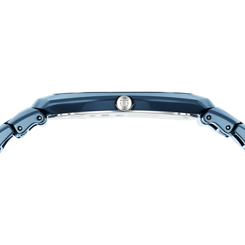 Titan Edge Fumage 39mm Blue Handcrafted Dial Sapphire Crystal Blue Ceramic Bracelet Men&