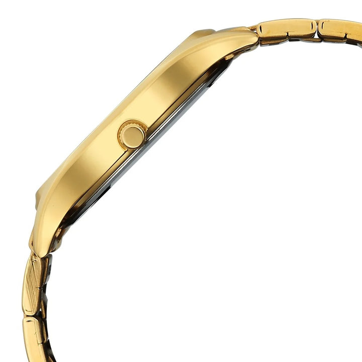 Titan Karishma Regal Classic 40mm Green Dial Day Date Gold Stainless Steel Bracelet Men&