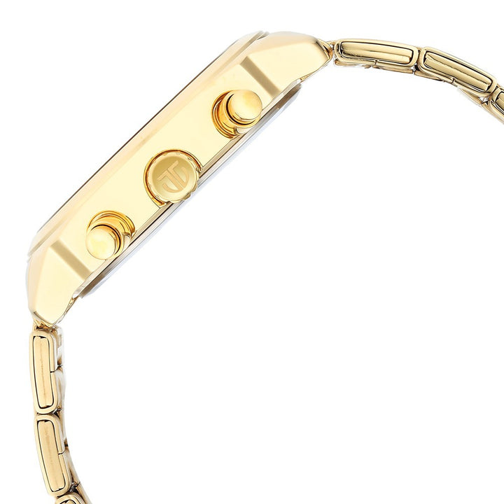 Titan Workwear 41mm Silver Dial Multifunction Gold Stainless Steel Bracelet Men&