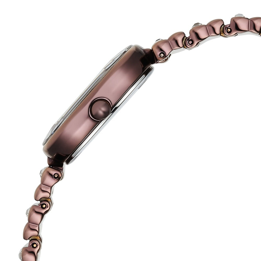 Titan Raga Glimmers Brown Mother of Pearl Dial Women&