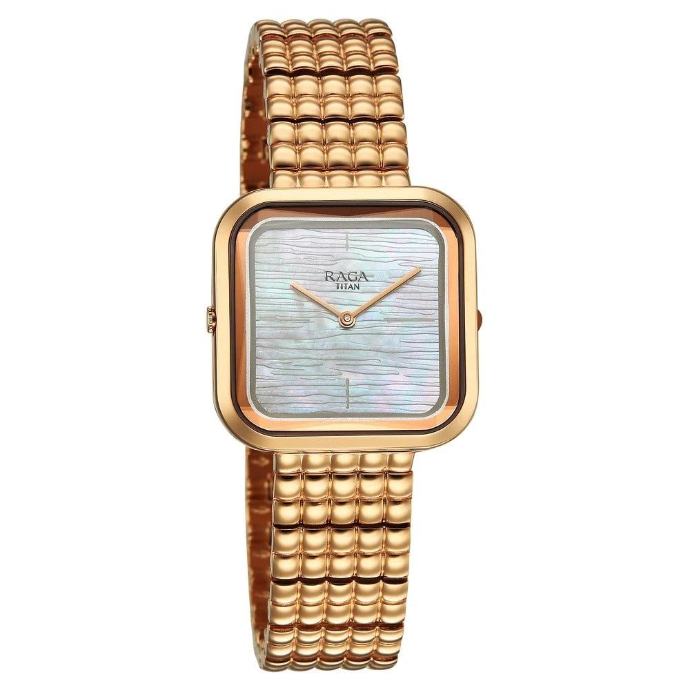Titan Raga Glimmers Mother of Pearl Special Case Women&