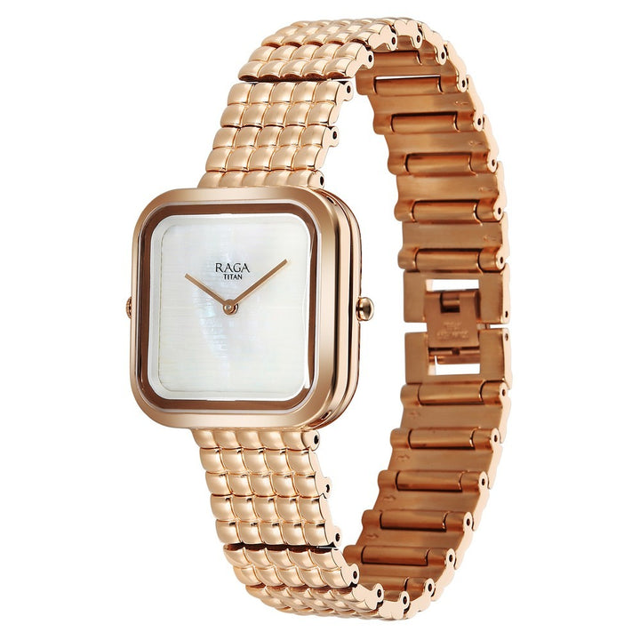 Titan Raga Glimmers Mother of Pearl Special Case Women&