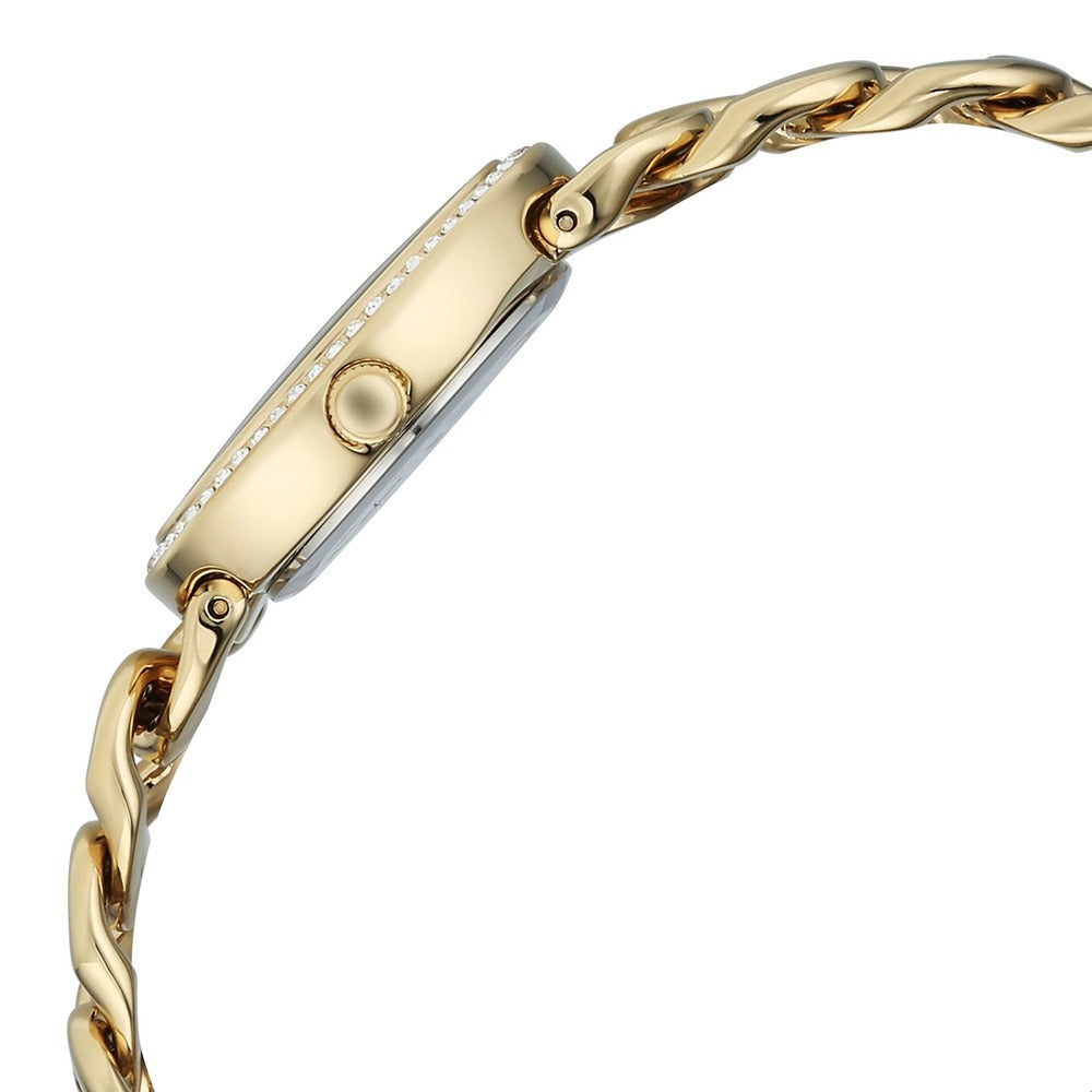Titan Raga Spotlight Blue Dial Gold Bracelet Women&