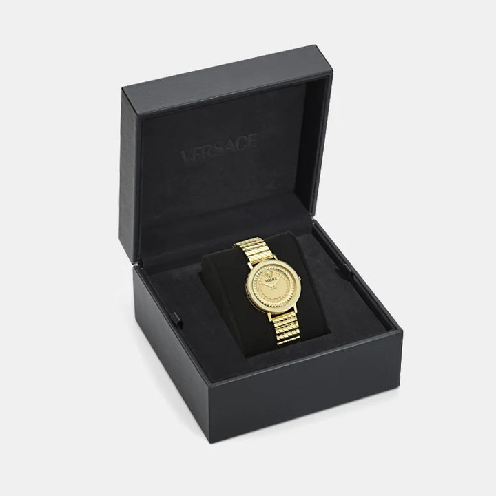 Versace Hellenyium VE0O00525 Blue Dial Stainless Steel Ladies&