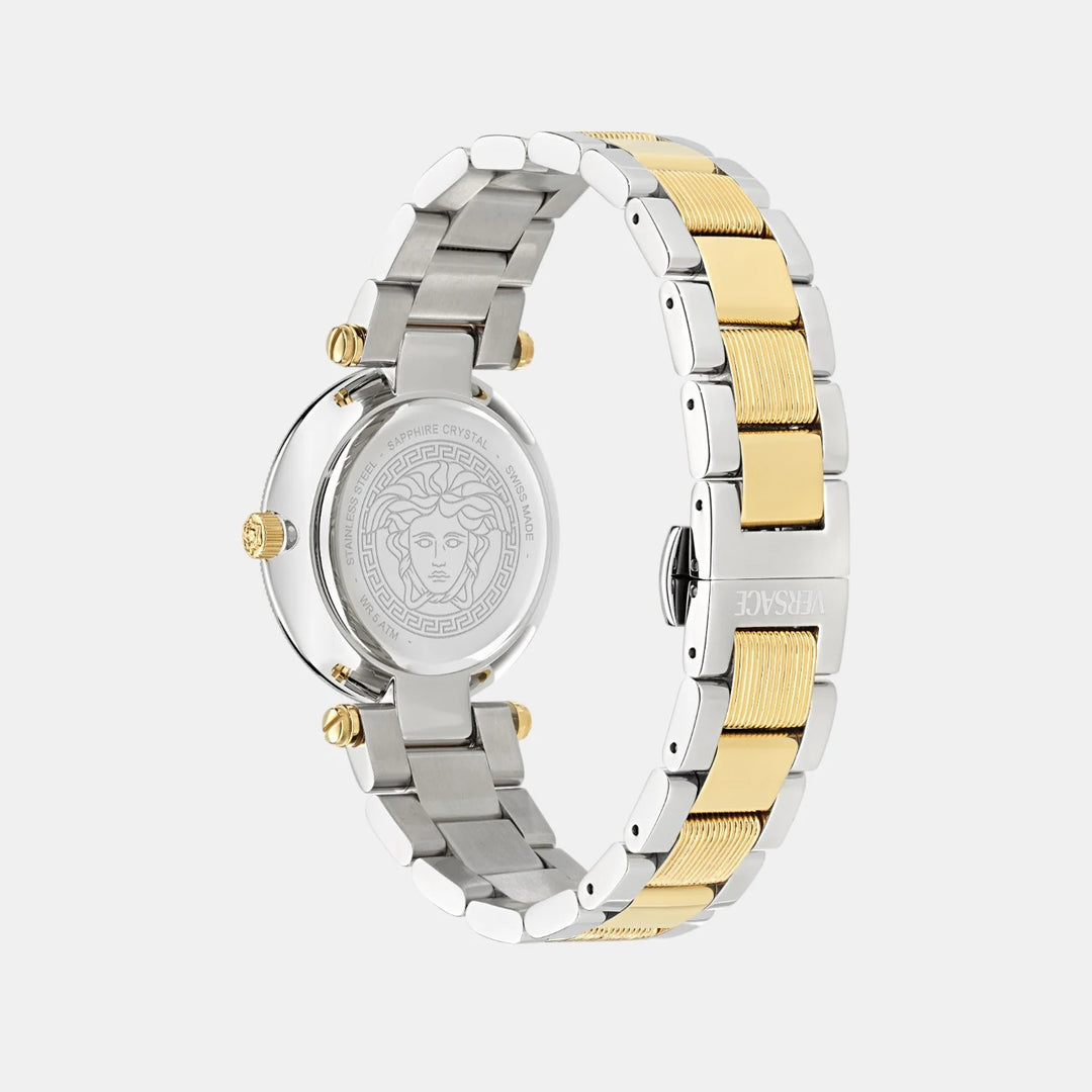 Versace Versace Reve VE8B00324 Gold Dial Stainless Steel Men&