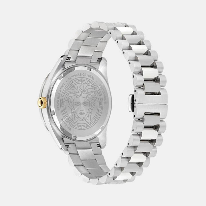 Versace V_DOME VE8E00324 Blue Dial Stainless Steel Men&