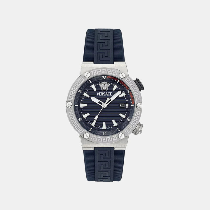 Versace Greca Logo VE8G00124 Two Tone Dial Stainless Steel Men&